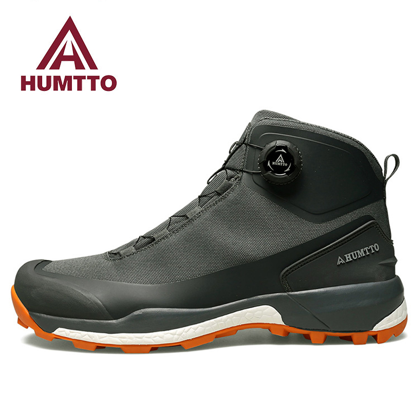 Outdoor Hunting Fabric - HUMTTO เดินป่ารองเท้าผู้ชายฤดูหนาว high-top warm ลื่นรองเท้าล่าสัตว์ผู้หญิงกีฬากลางแจ้งกันกระแทกรองเท้าบู๊ตหิมะยุทธวิธีรองเท้า
