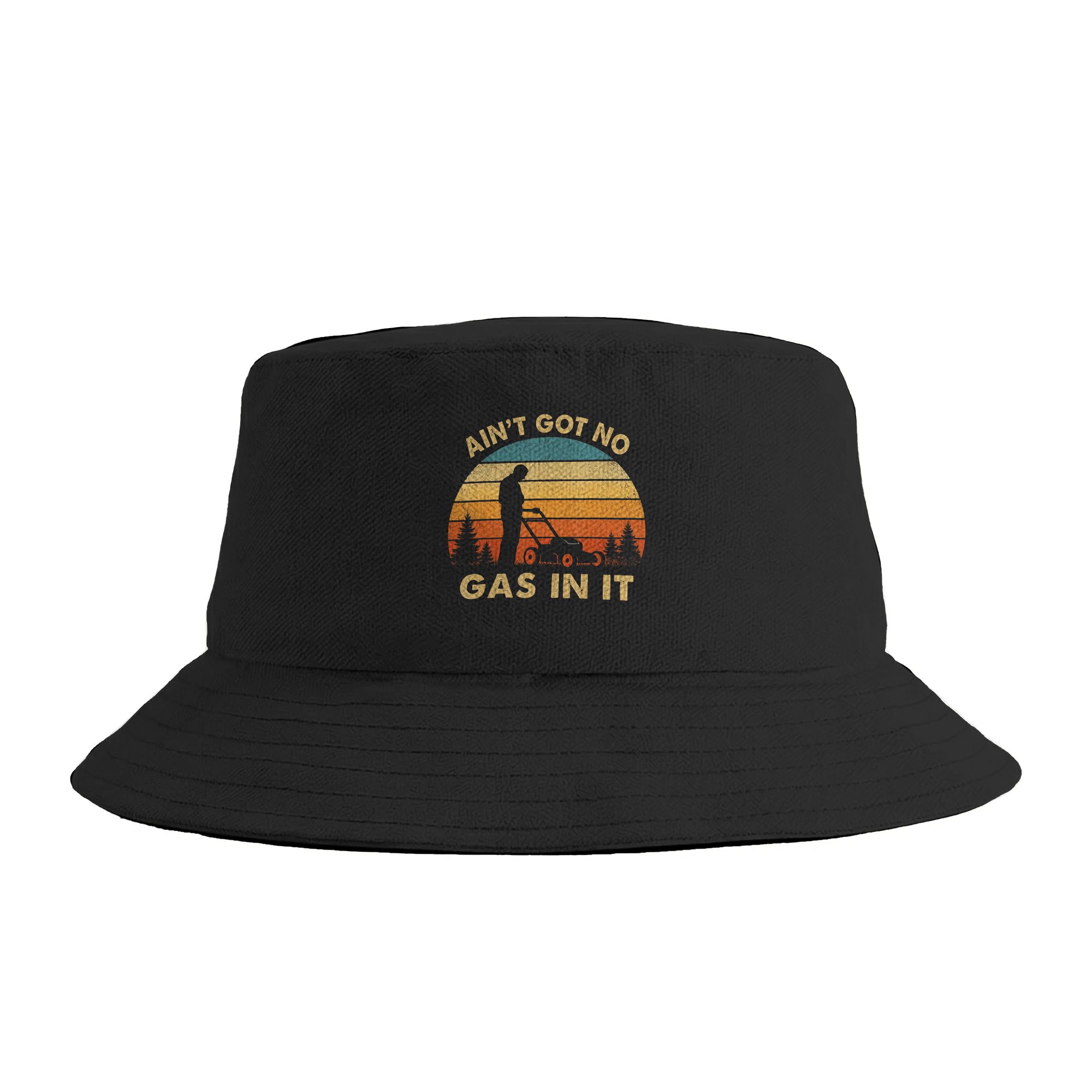 Outdoor Hunting Quotes - เครื่องตัดหญ้าไม่มีน้ำมัน ข้อความตลกเกี่ยวกับงานสวน  หมวกบักเก็ต หมวกตกปลาแบบคลาสสิกสำหรับทุกเพศ เหมาะสำหรับกิจกรรมกลางแจ้งและล่าสัตว์