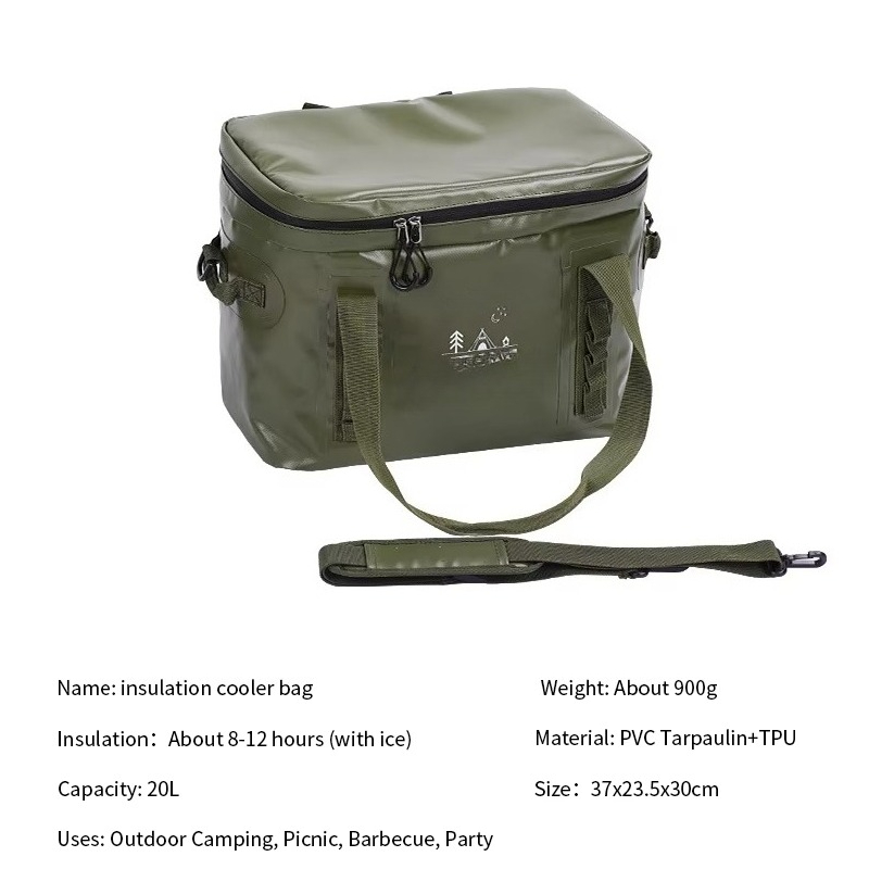 กระเป๋าเก็บความเย็นแบบพกพาขนาด - Outdoor Hunting Events บทวิจารณ์และราคา