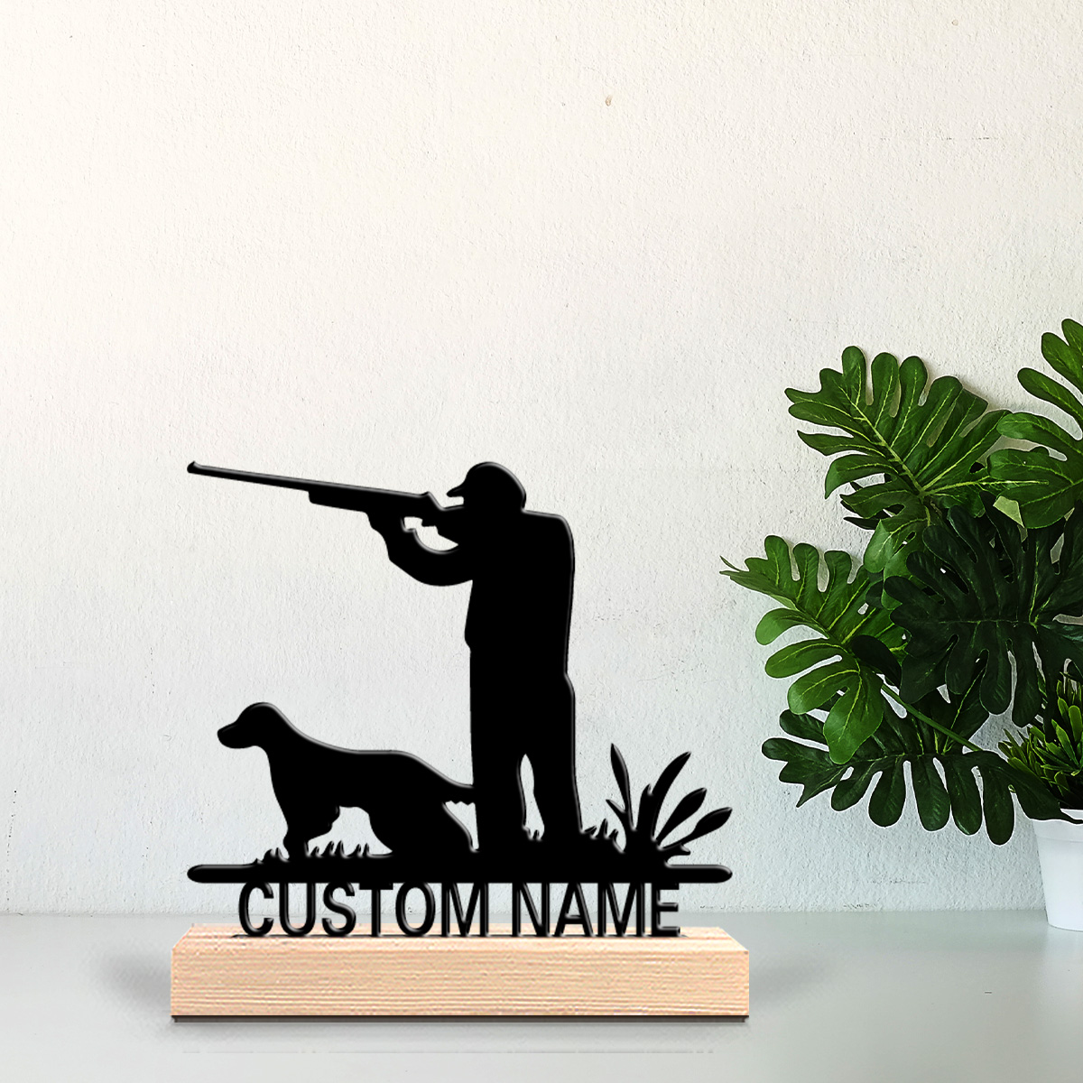 รูปปั้นโลหะนักล่าและสุนัขล่าสั - Hunting Outdoor Day บทวิจารณ์และราคา