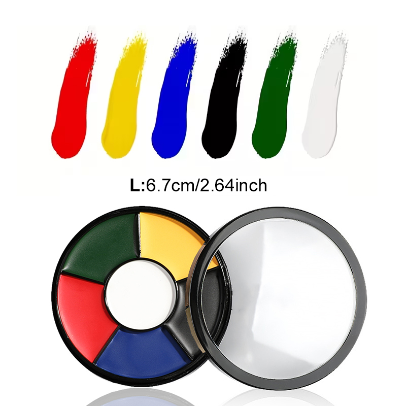 พาเลทสีเพ้นท์หน้า 6 สี สำหรับง - Camo Face Paint บทวิจารณ์และราคา