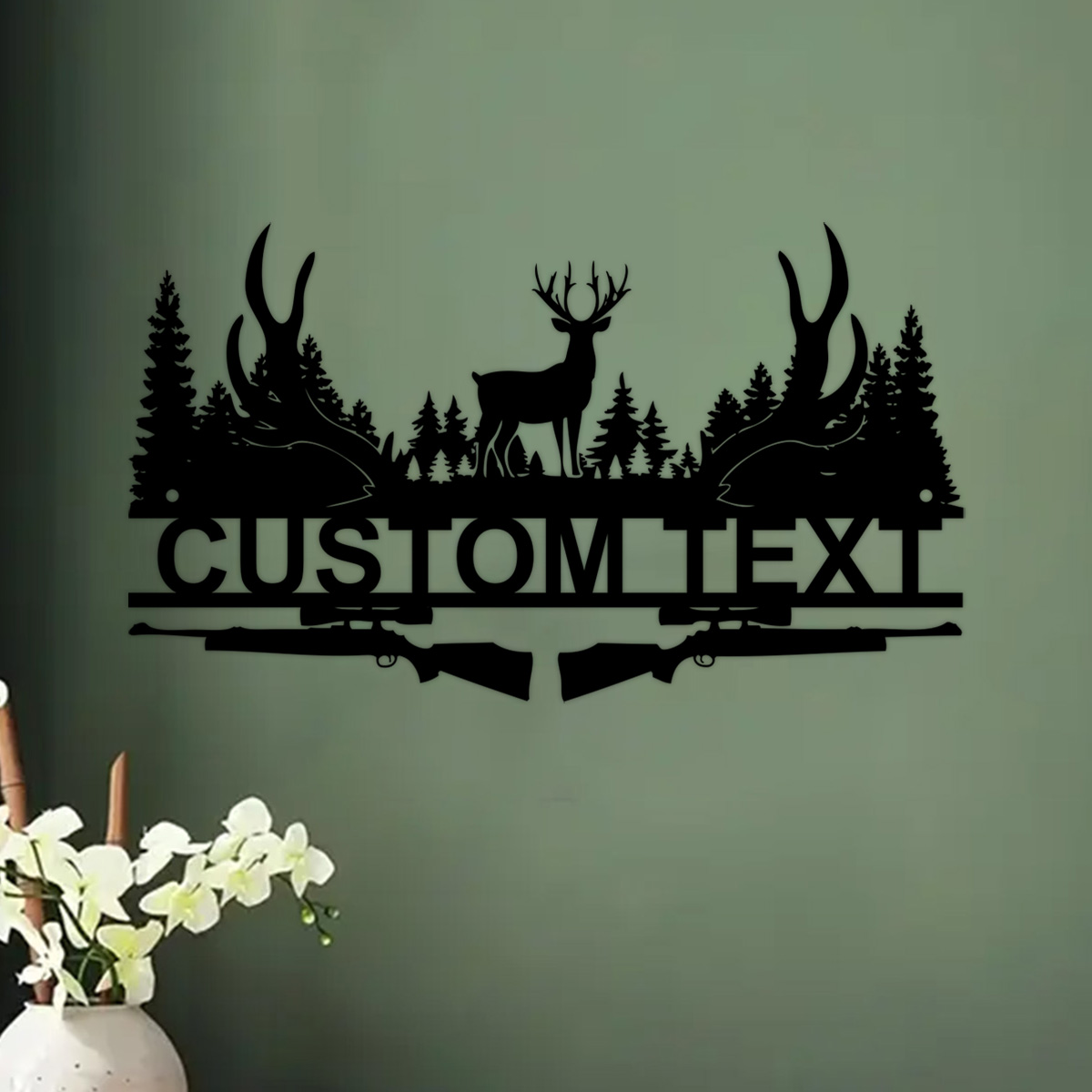 ป้ายโลหะห้องโดยสารกวางแบบกำหนด - Outdoor Hunting Names บทวิจารณ์และราคา