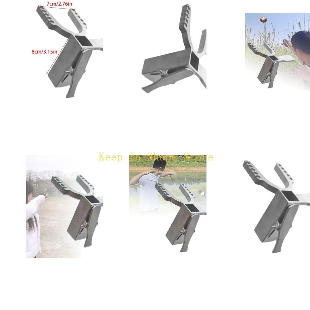 อุปกรณ์ปล่อยสายหนังสติ๊กสำหรับ - Outdoor Hunting Slingshot Release Device Slingshot Release Device Catapult Trigger บทวิจารณ์และราคา