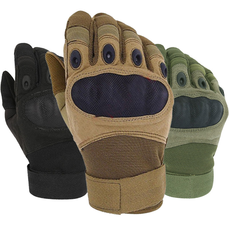 ถุงมือยุทธวิธีแบบเต็มนิ้วพร้อม - Hunting Outdoor Logos บทวิจารณ์และราคา