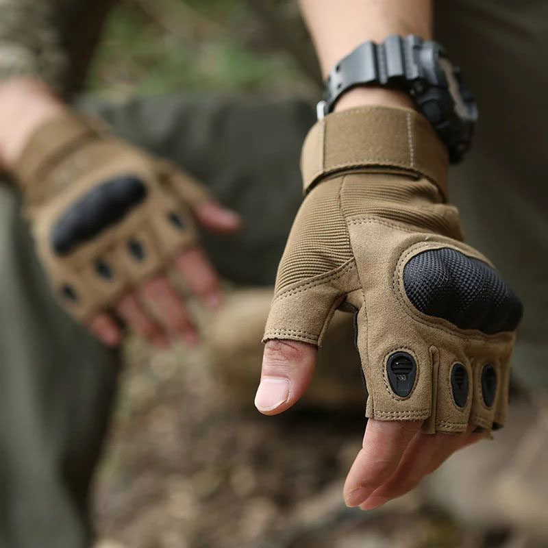 ถุงมือยุทธวิธีแบบเต็มนิ้วพร้อม - Hunting Outdoor Logos บทวิจารณ์และราคา