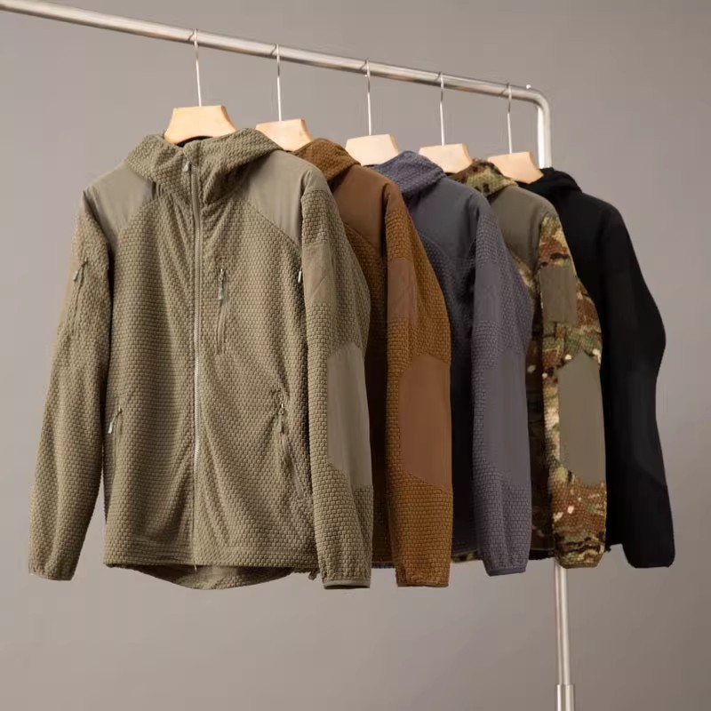 เสื้อแจ็คเก็ตฟลีซลายพรางสำหรับ - Outdoor Hunting Events บทวิจารณ์และราคา