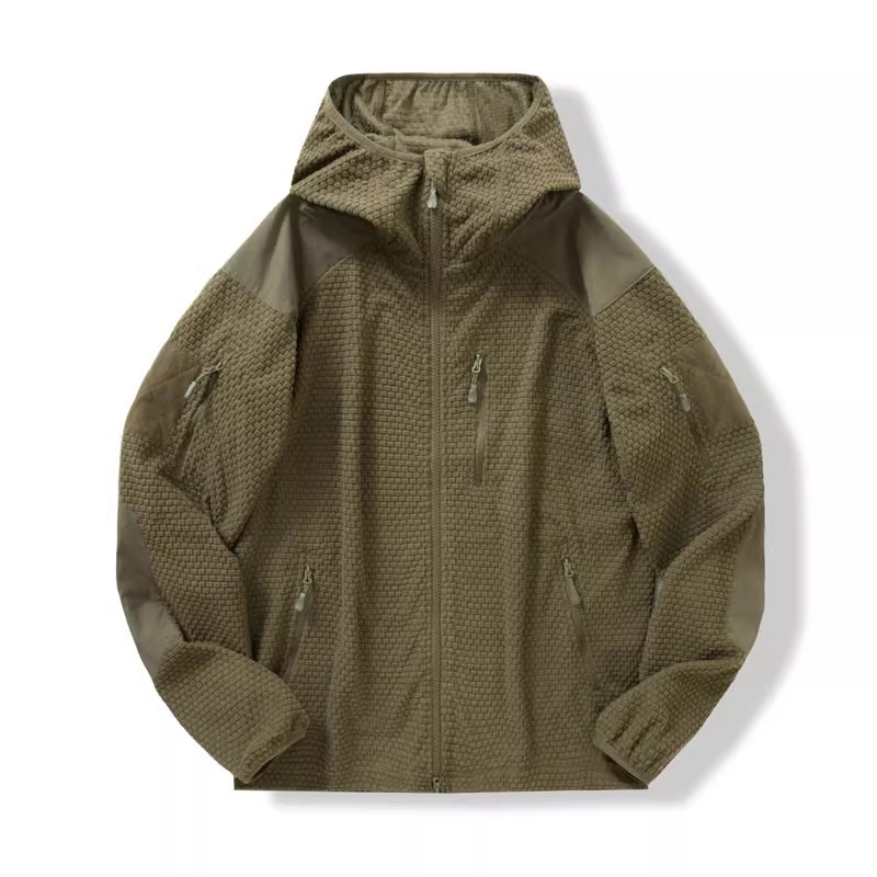 เสื้อแจ็คเก็ตฟลีซลายพรางสำหรับ - Outdoor Hunting Events บทวิจารณ์และราคา