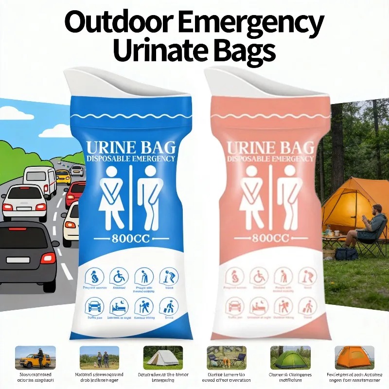 ถุงปัสสาวะฉุกเฉินแบบใช้แล้วทิ้ - Outdoor Hunting Toilet บทวิจารณ์และราคา