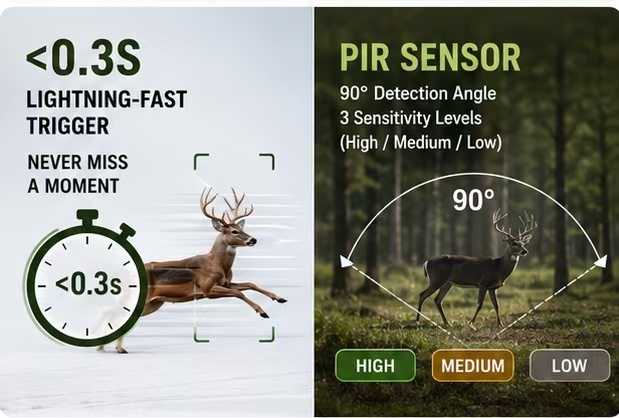 กล้องติดตามสัตว์ป่าพลังงานแสงอ - Hunting Outdoor Camera บทวิจารณ์และราคา