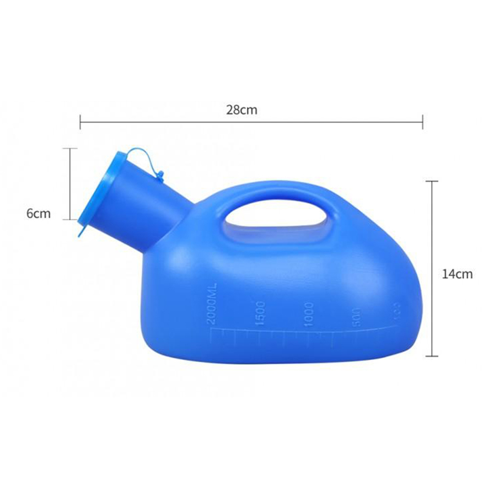 2000ml หนาชายปัสสาวะพร้อมฝาปิด - Outdoor Hunting Toilet บทวิจารณ์และราคา