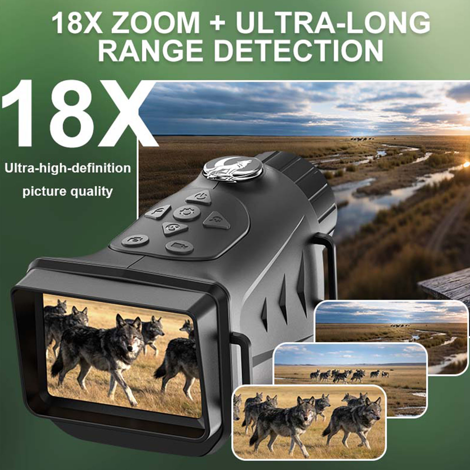 อุปกรณ์มองกลางคืนอินฟราเรด 4K  - Hunting Outdoor Camera บทวิจารณ์และราคา