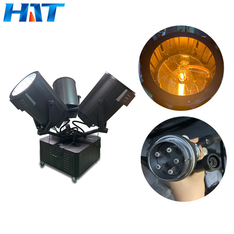 ไฟสปอร์ตไลท์แบบหมุนได้สามหัว H - Outdoor Hunting Events บทวิจารณ์และราคา