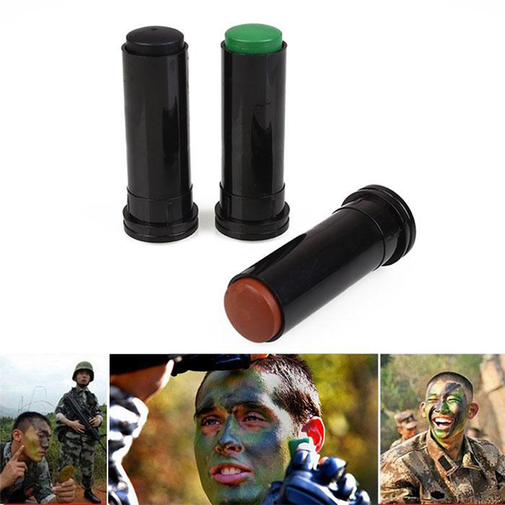 ชุดสีเพ้นท์หน้าลายพราง 3 ชิ้น  - Camo Face Paint บทวิจารณ์และราคา